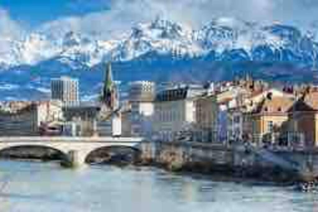 Grand Appartement Avec Vue Magnifique - Vercors - Une Experience Unique - Wifi Gratuit Grenoble Exterior foto